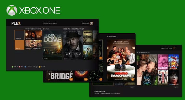 Plex on Xbox One