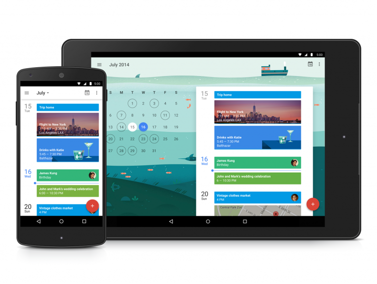 Google Calendar App for Android