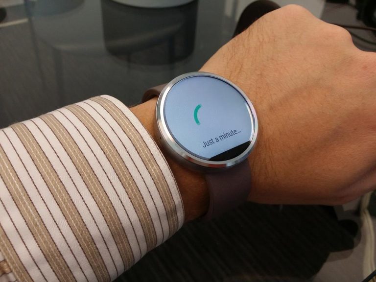 Just a Minute Moto 360 Android Wear Smart Watch