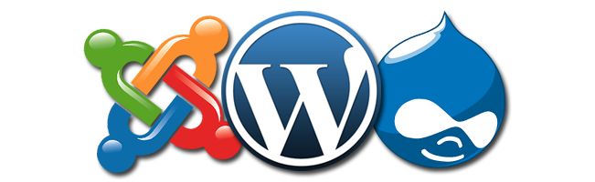 Joomla WordPress Drupal