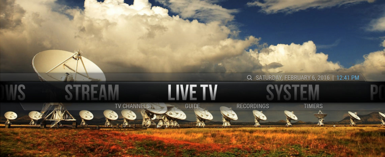 Kodi Live TV PVR