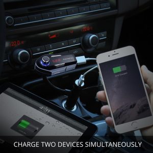 Bluetooth Wireless FM Transmitter Charger