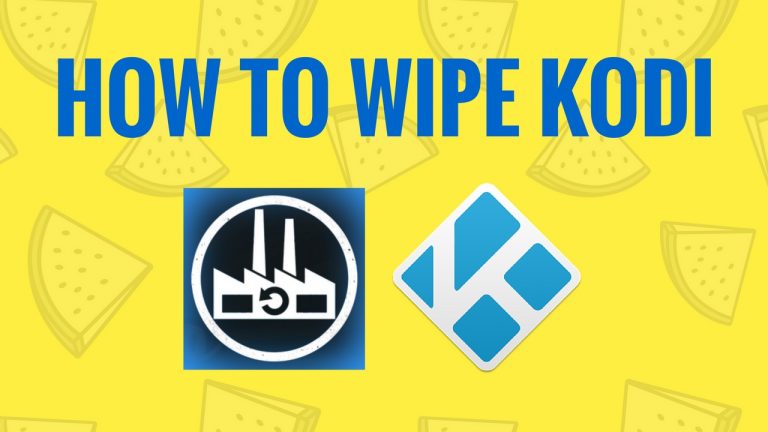 Wipe Kodi