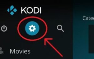 Kodi Settings Cog Icon
