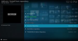 Install from Incursion Repository