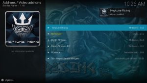 Neptune Rising Add-on Installed