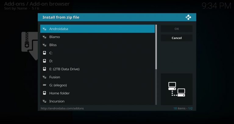 Install from Zip - Androidaba