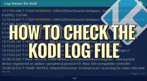 Kodi Error Log File