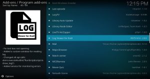 Log Viewer for Kodi