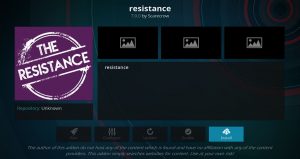 Install Resistance Add-on