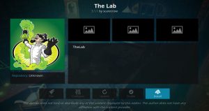 Install The Lab Video Add-on