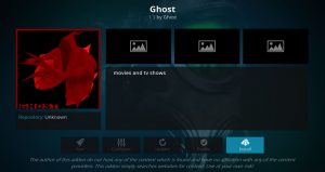 Install Ghost Kodi Add-on