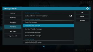 Install Provider Package