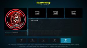 Install Supremacy Kodi Add-on