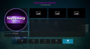 Install Supremacy Sports Kodi Add-on