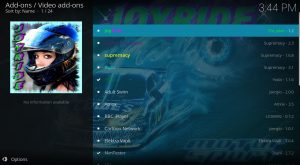 JoyRide Kodi Add-on