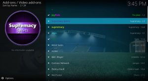 Supremacy Sports Kodi Add-on