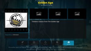 Install Golden Age Kodi Add-on