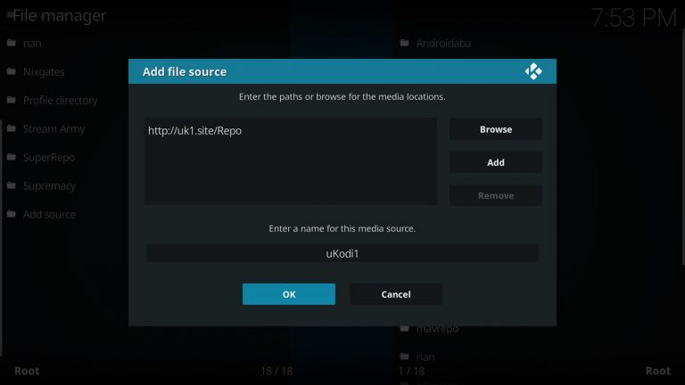 uKodi Repo File Source