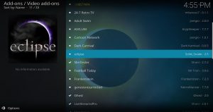 Eclipse Kodi Add On