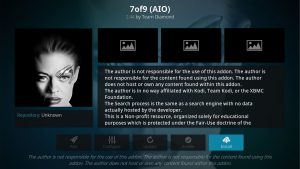 Install 7of9 (AIO) Kodi Add On