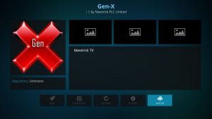 Install Gen-X Kodi Add-on