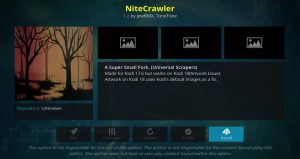 Install NiteCrawler Kodi Add-on