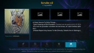 Install Scrubs Add-on