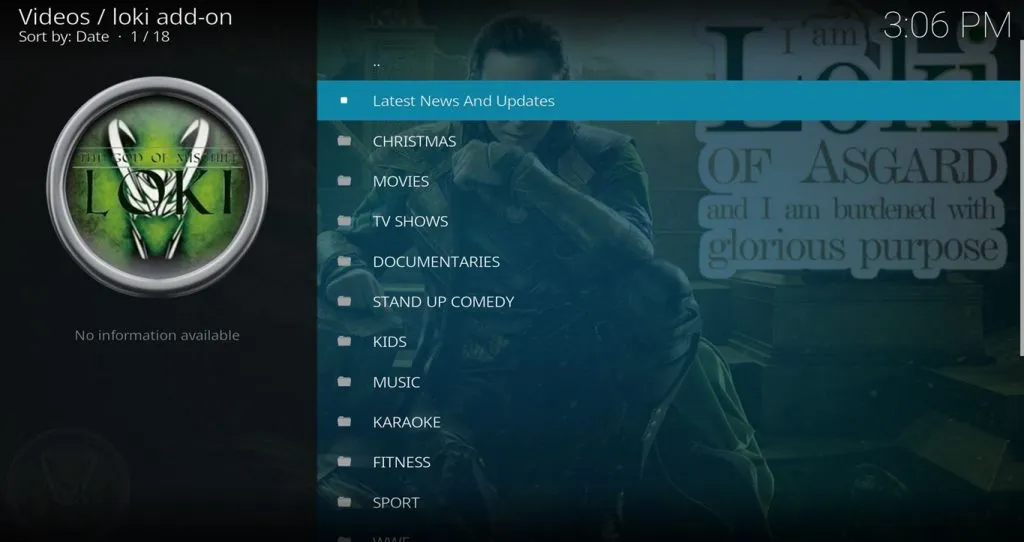 How to Install the Loki Kodi Add-on