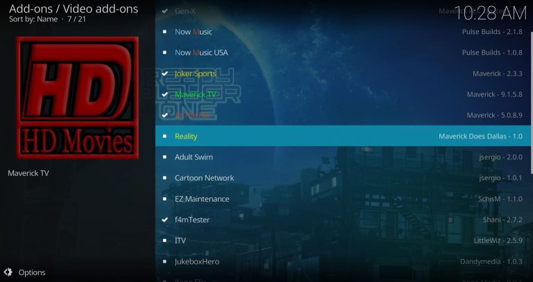 Reality Kodi Add On