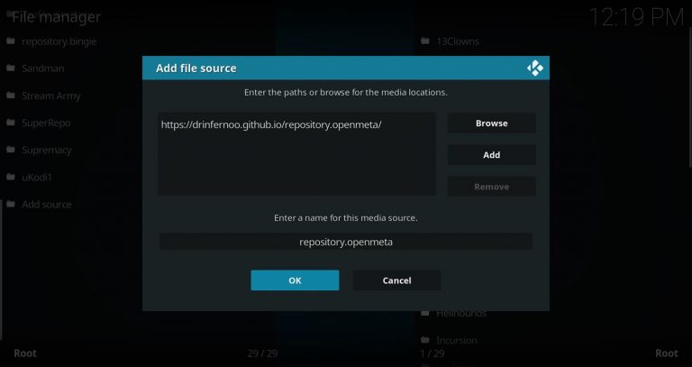 OpenMeta File Source