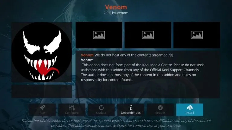 How to Install the Venom Kodi Add-on - Kinkead Tech