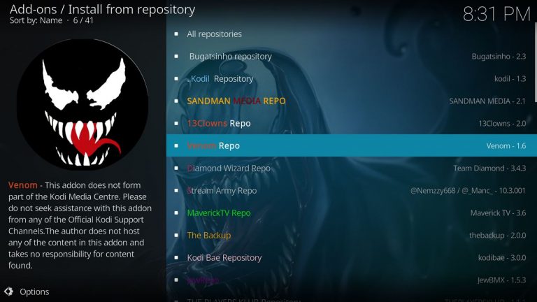 Install From Venom Repo