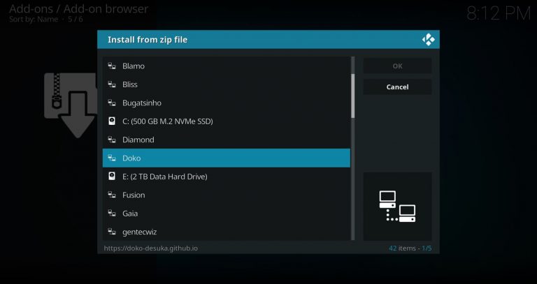 Install From Doko File Source