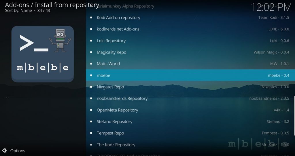 Install From Mbebe Repo