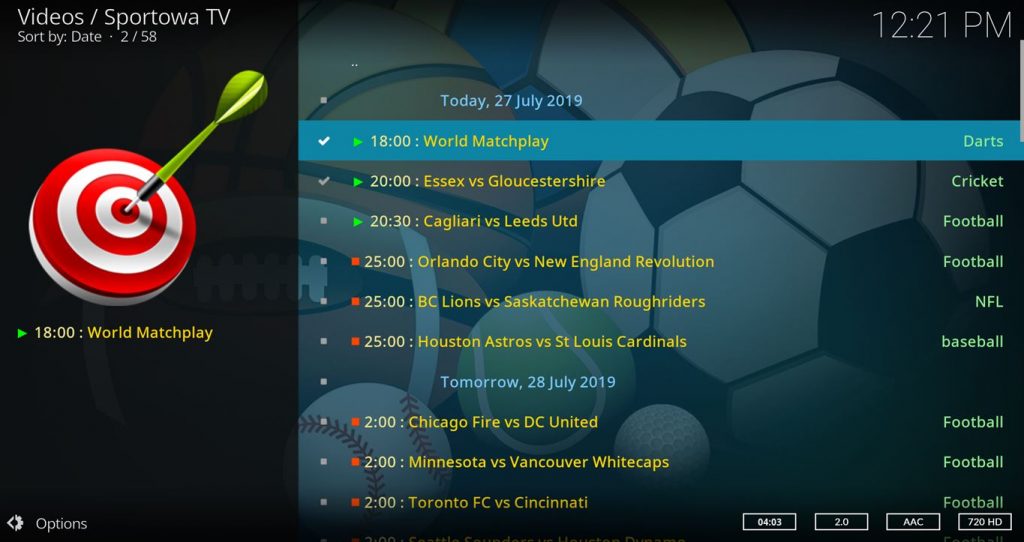 Sportowa TV More Streams