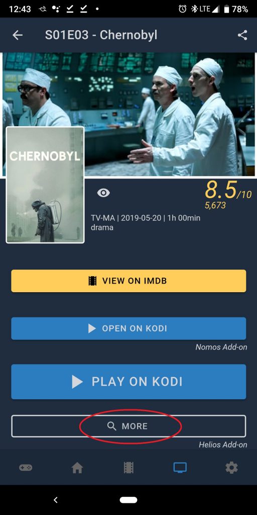 Wako App More Button