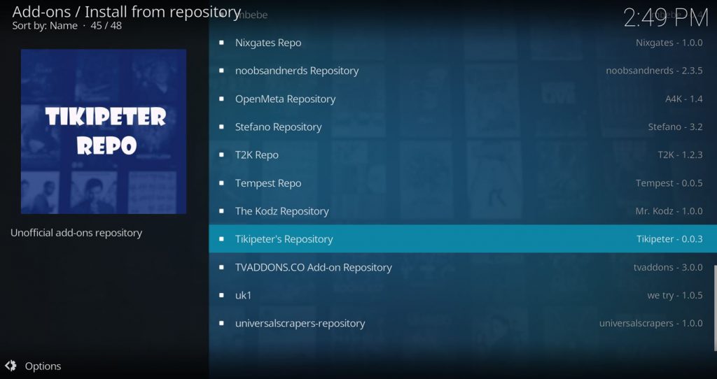 Install From Tikipeter Repo