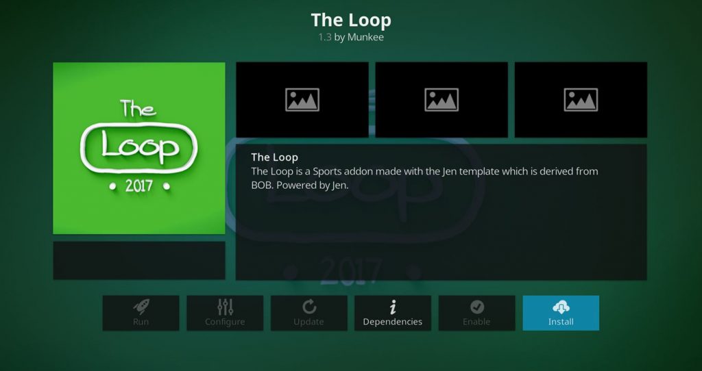 Install The Loop Add On