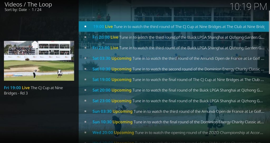 The Loop 24 7 Live Golf