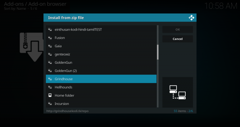 Install Zip From Grindhouse Source