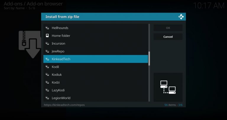 Install Zip From KinkeadTech File Source