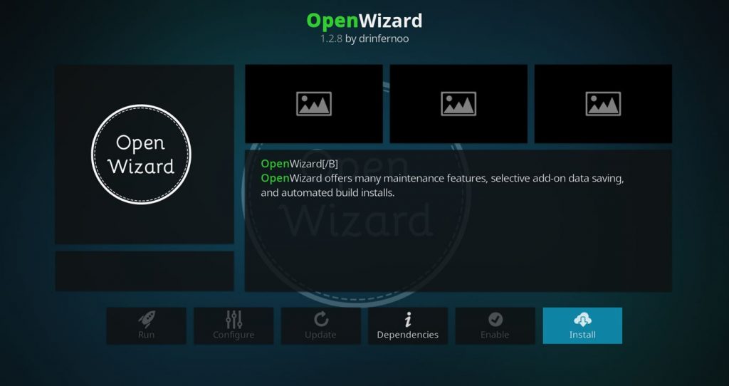 Install OpenWizard