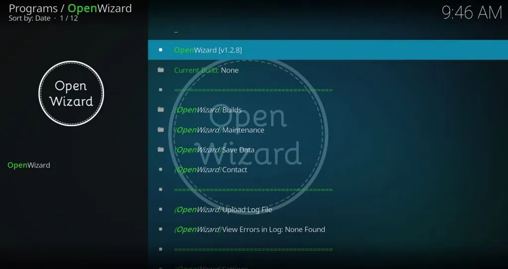 How to Install the OpenWizard Kodi Add-on for Maintenance, Backups